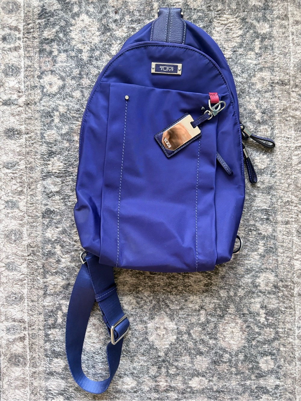 Tumi Royal Blue Sling Belt Bag